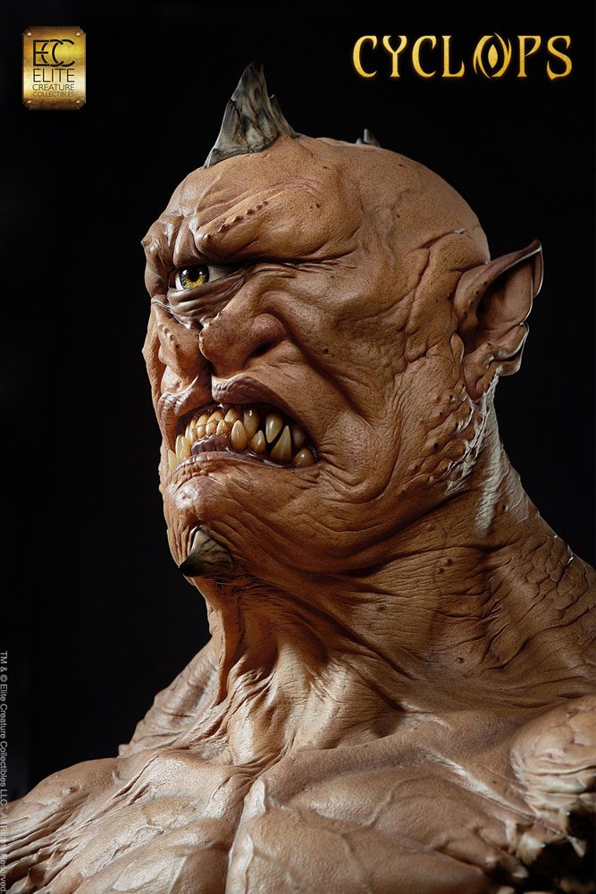 ECC ELITE CREATURE COLLECTIBLES - Cyclops - Life Size Bust by Steve Wang