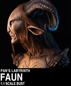 ECC ELITE CREATURE COLLECTIBLES - Pans Labyrinth Life-Size Bust Faun