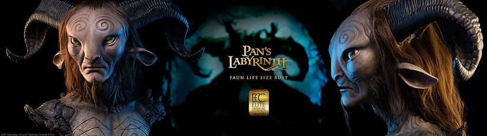 ECC ELITE CREATURE COLLECTIBLES - Pans Labyrinth Life-Size Bust Faun