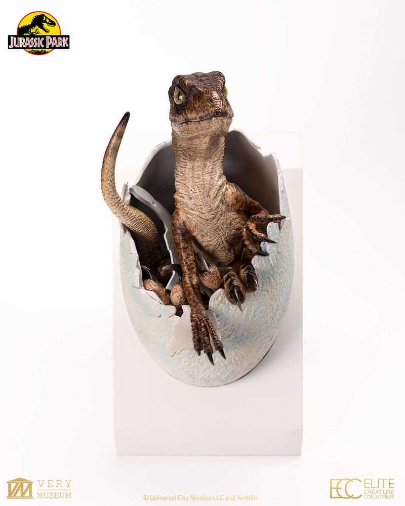 ECC - Jurassic Park Replica Bust Velociraptor Hatching Egg