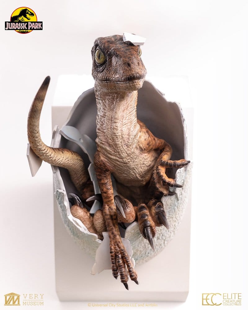ECC - Jurassic Park Replica Bust Velociraptor Hatching Egg