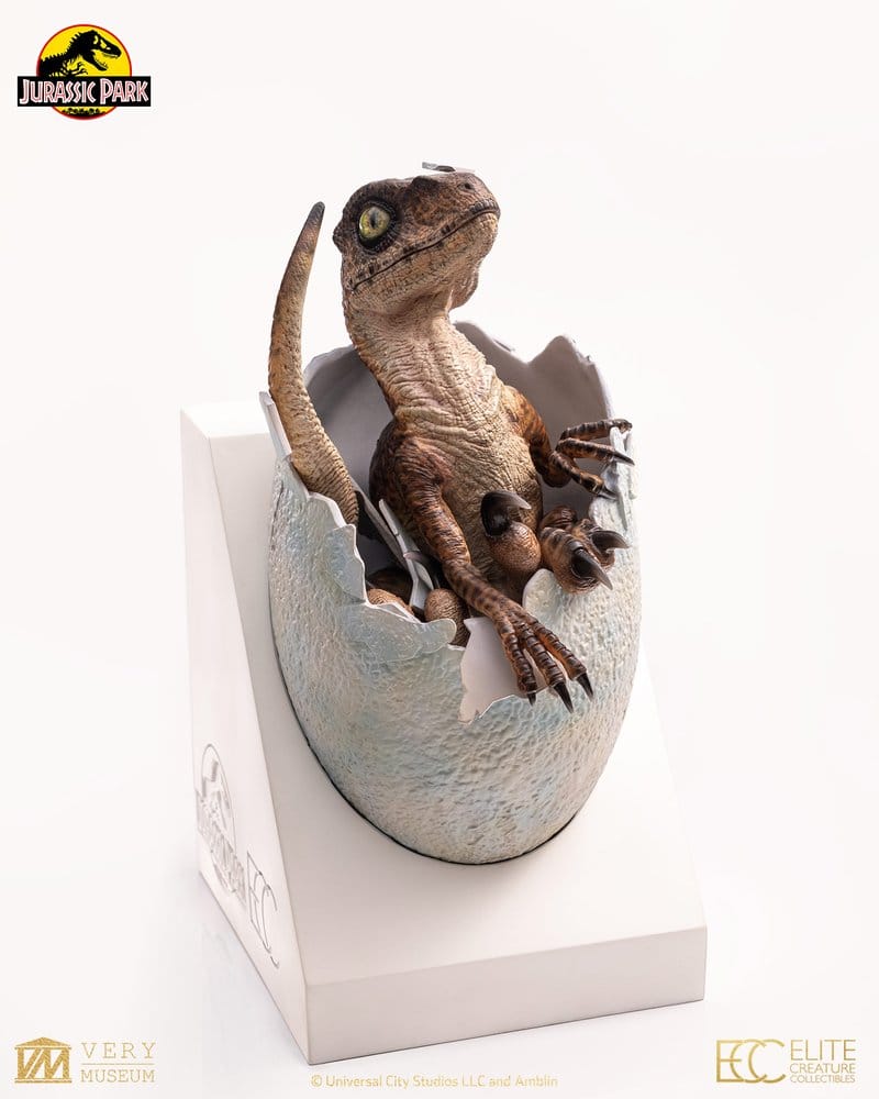 ECC - Jurassic Park Replica Bust Velociraptor Hatching Egg