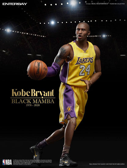 ENTERBAY - NBA Collection Real Masterpiece Action Figure 1:6 Kobe Bryant (Black Mamba)