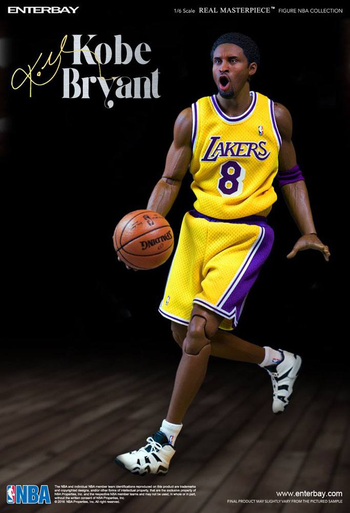 ENTERBAY - NBA Collection Real Masterpiece Action Figure 1:6 Kobe Bryant Upgraded Re-Edition