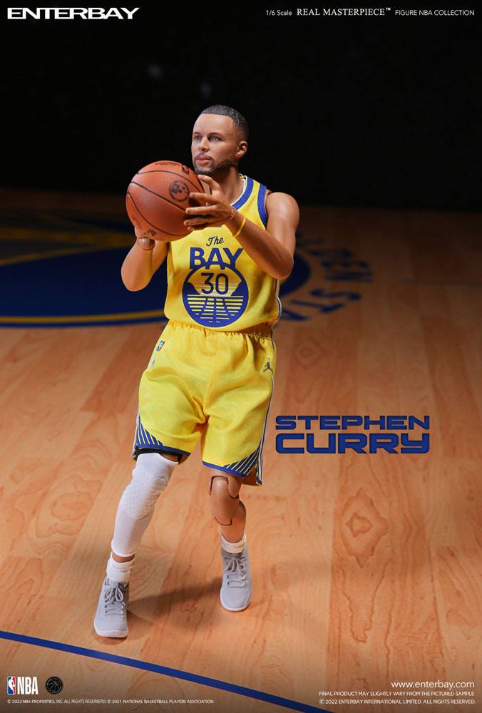 ENTERBAY - NBA Collection Real Masterpiece Action Figure 1:6 Stephen Curry