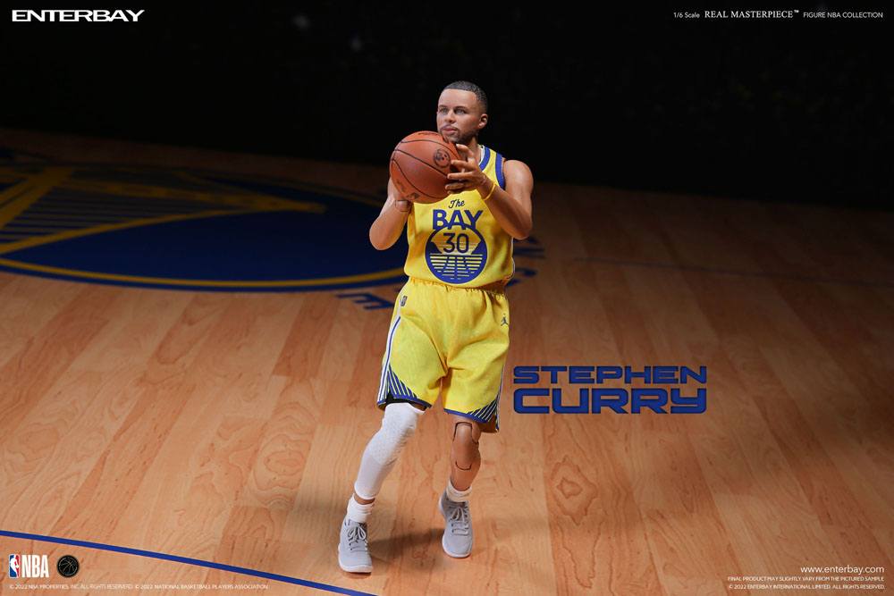 ENTERBAY - NBA Collection Real Masterpiece Action Figure 1:6 Stephen Curry