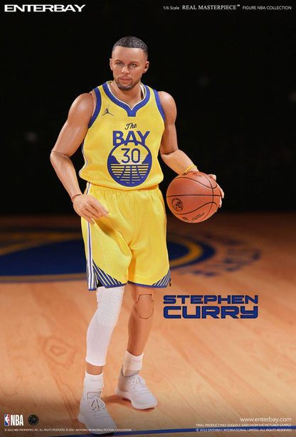 ENTERBAY - NBA Collection Real Masterpiece Action Figure 1:6 Stephen Curry