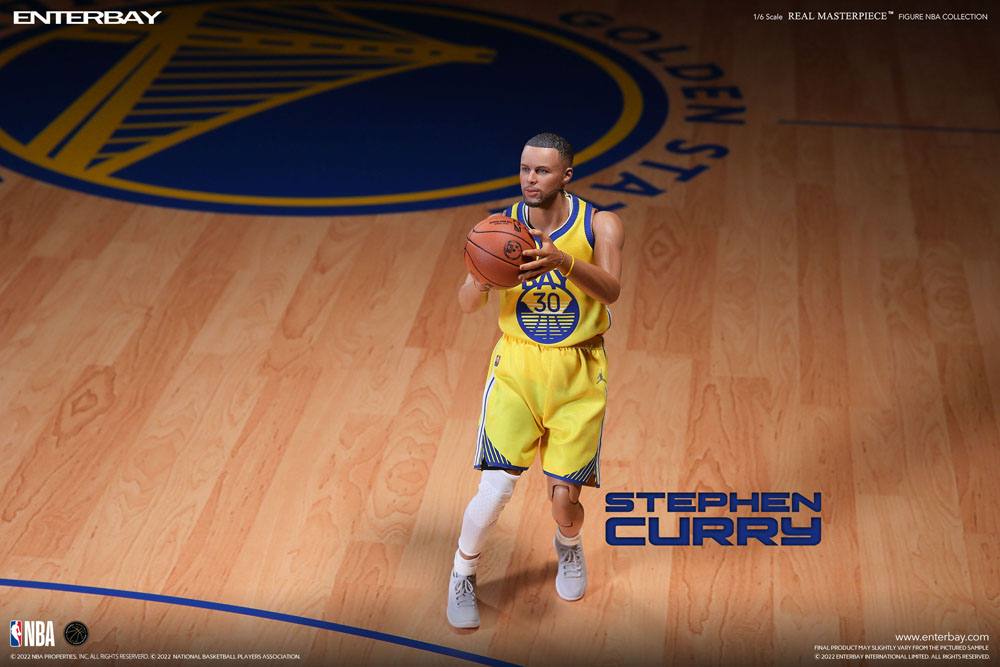 ENTERBAY - NBA Collection Real Masterpiece Action Figure 1:6 Stephen Curry