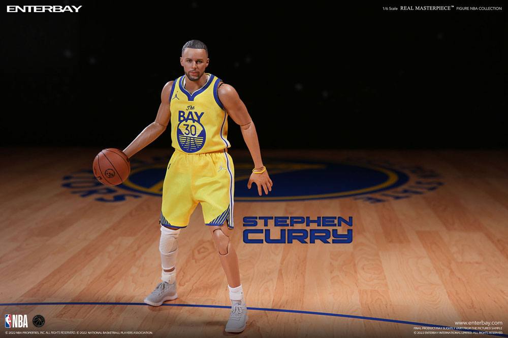 ENTERBAY - NBA Collection Real Masterpiece Action Figure 1:6 Stephen Curry