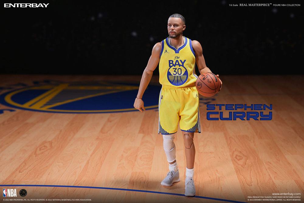 ENTERBAY - NBA Collection Real Masterpiece Action Figure 1:6 Stephen Curry