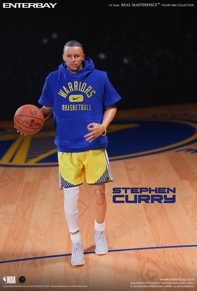 ENTERBAY - NBA Collection Real Masterpiece Action Figure 1:6 Stephen Curry