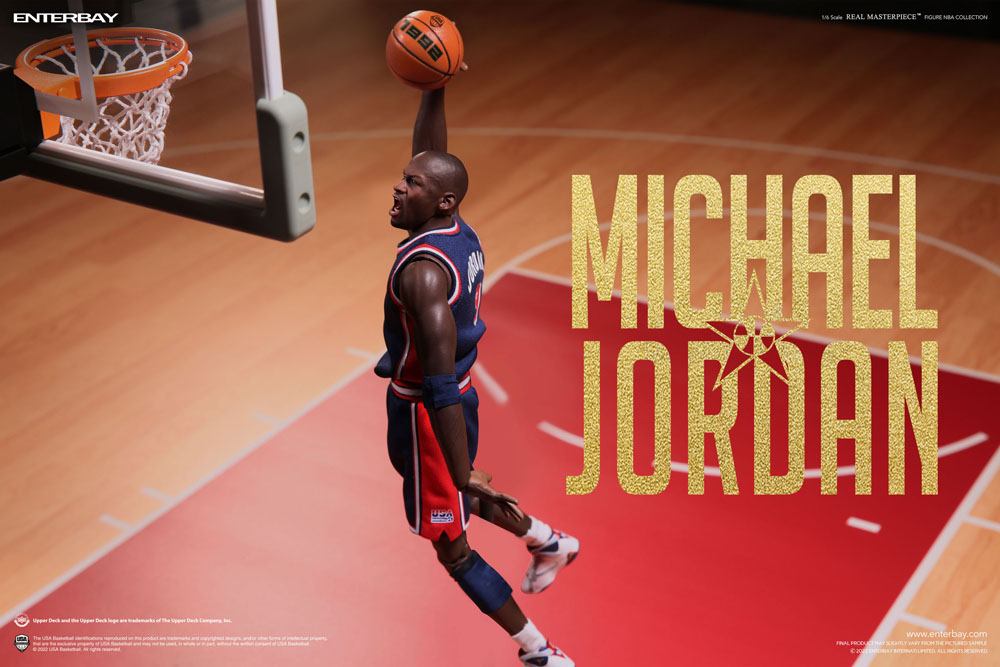 ENTERBAY - NBA Collection Real Masterpiece Action Figure 1:6 Michael Jordan Barcelona '92 Limited Edition