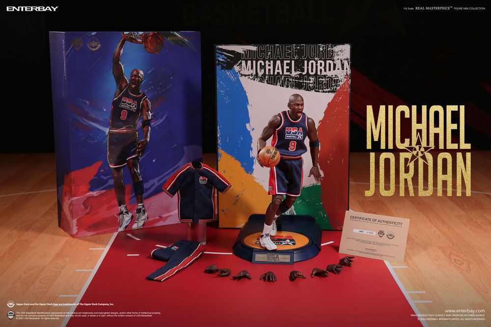 ENTERBAY - NBA Collection Real Masterpiece Action Figure 1:6 Michael Jordan Barcelona '92 Limited Edition