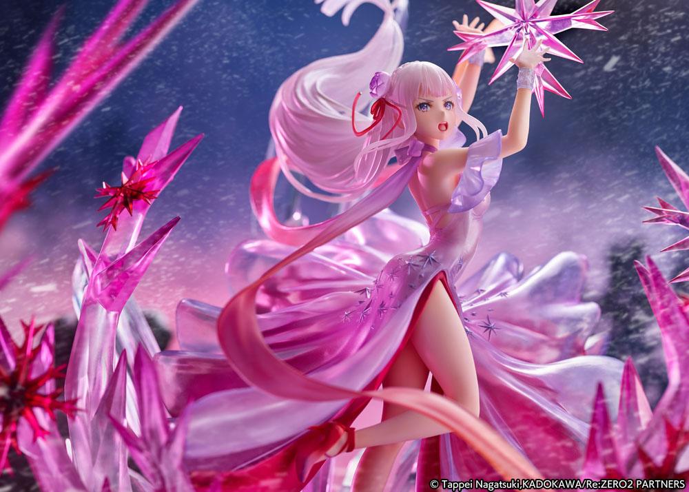 Zero Starting Life in Another World Statue 1/7 Emilia Crystal Dress Ver