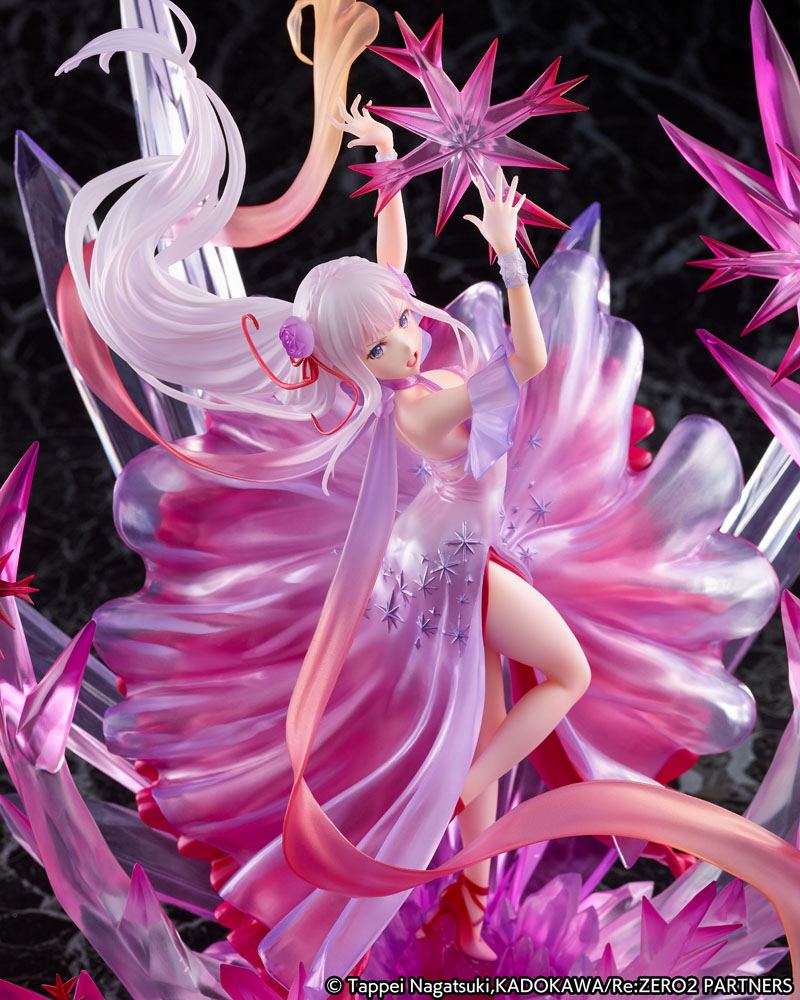 Zero Starting Life in Another World Statue 1/7 Emilia Crystal Dress Ver