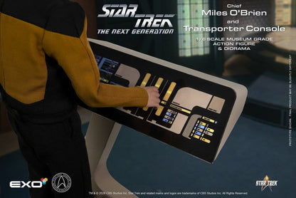 EXO-6 - Star Trek: The Next Generation Action Figure 1/6 Chief Miles O'Brien with Transporter Console