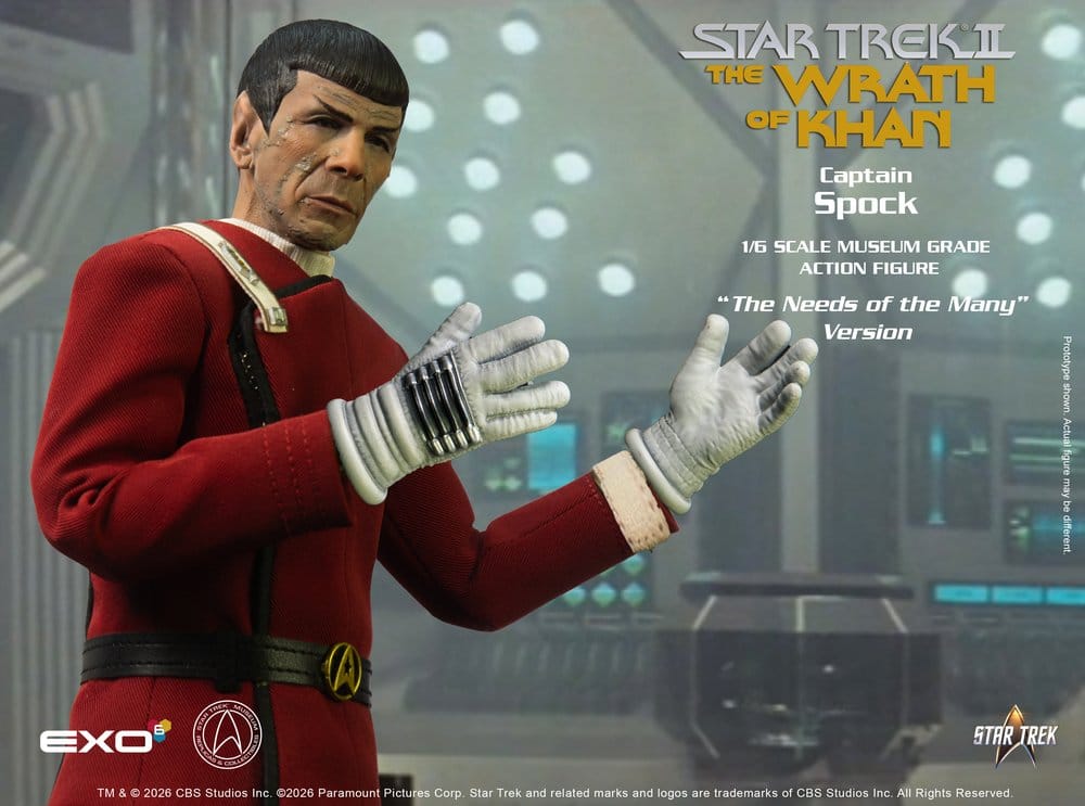 EXO-6 - Star Trek: The Wrath of Khan Action Figure 1/6 Captain Spock Needs of the Many Version