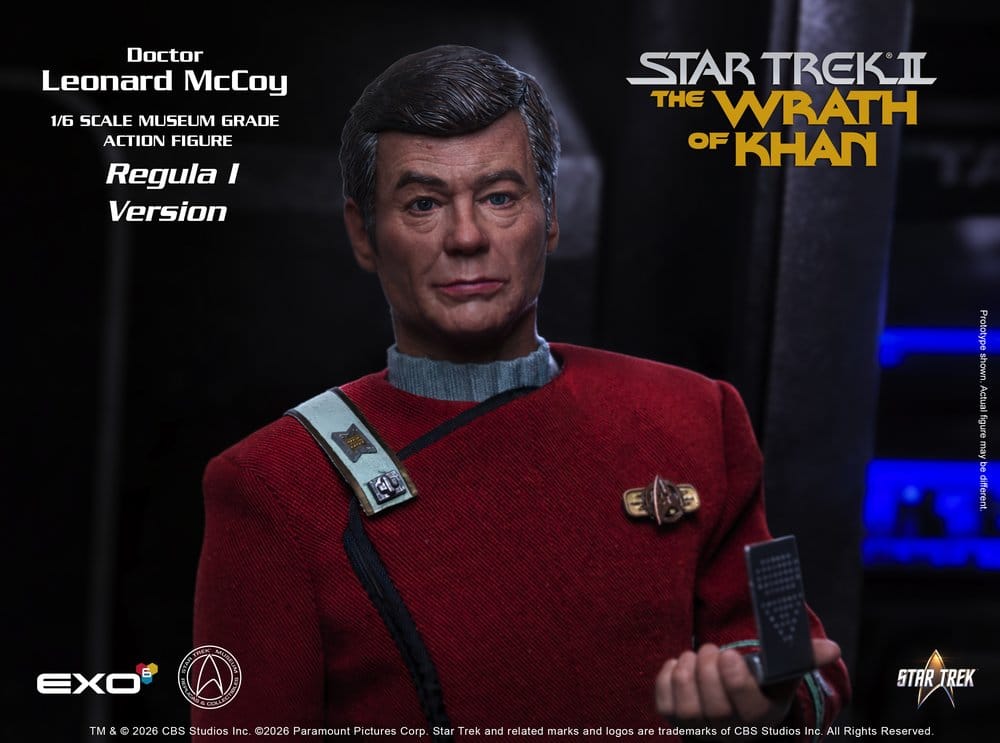 EXO-6 - Star Trek II: The Wrath of Khan Action Figure 1/6 Dr. Leonard McCoy Regula I Version