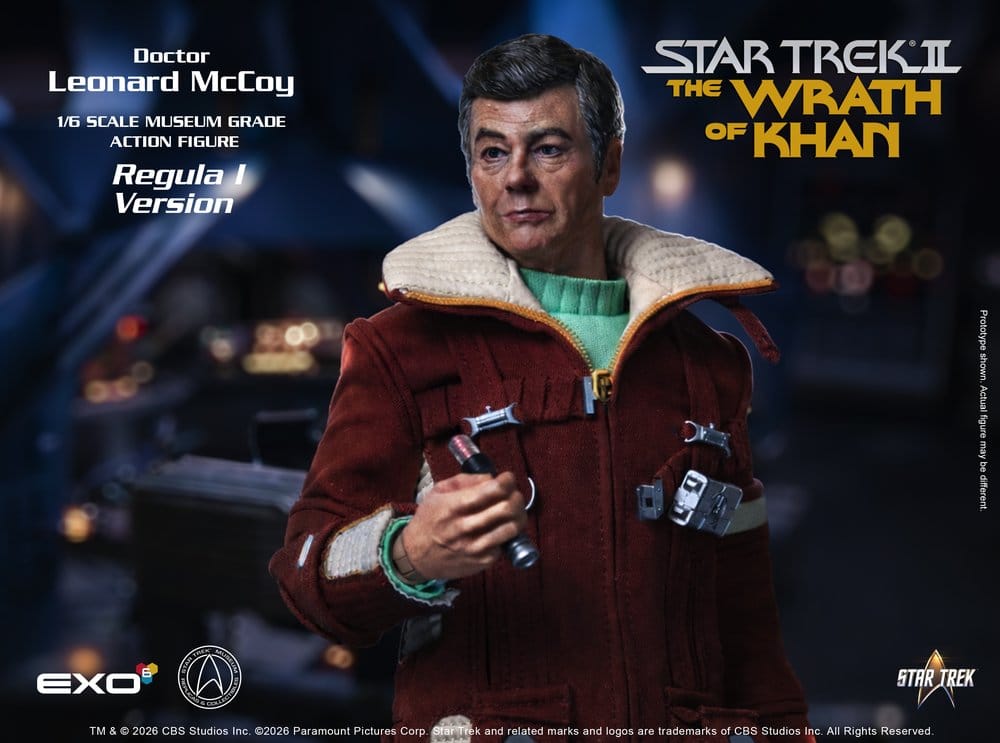 EXO-6 - Star Trek II: The Wrath of Khan Action Figure 1/6 Dr. Leonard McCoy Regula I Version