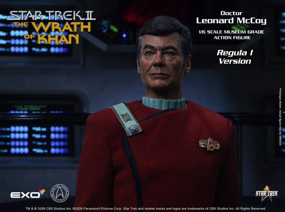 EXO-6 - Star Trek II: The Wrath of Khan Action Figure 1/6 Dr. Leonard McCoy Regula I Version