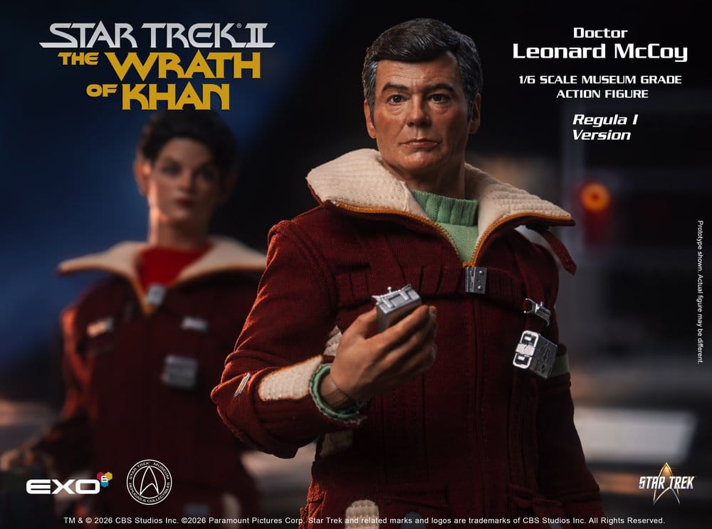 EXO-6 - Star Trek II: The Wrath of Khan Action Figure 1/6 Dr. Leonard McCoy Regula I Version