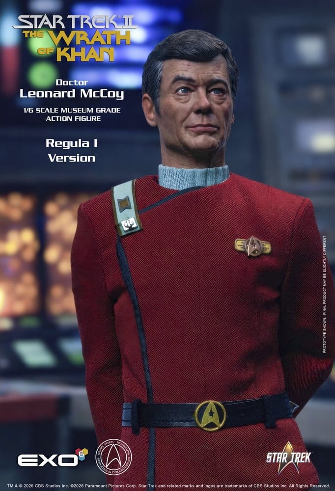 EXO-6 - Star Trek II: The Wrath of Khan Action Figure 1/6 Dr. Leonard McCoy Regula I Version