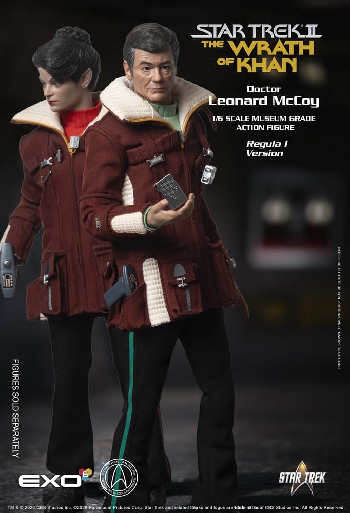 EXO-6 - Star Trek II: The Wrath of Khan Action Figure 1/6 Dr. Leonard McCoy Regula I Version