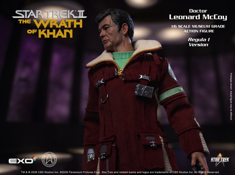 EXO-6 - Star Trek II: The Wrath of Khan Action Figure 1/6 Dr. Leonard McCoy Regula I Version