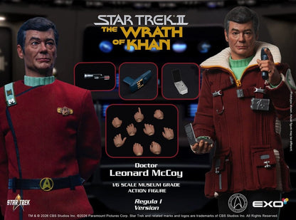 EXO-6 - Star Trek II: The Wrath of Khan Action Figure 1/6 Dr. Leonard McCoy Regula I Version