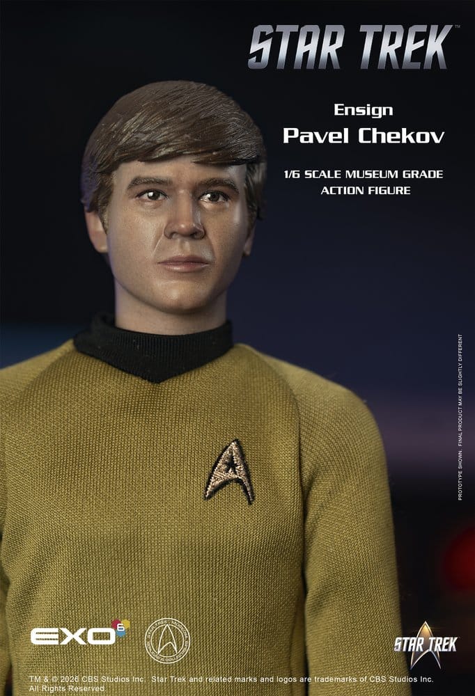 EXO-6 - Star Trek: The Original Series Action Figure 1/6 Ensign Pavel Chekov