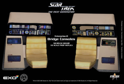 EXO-6 - Star Trek: The Next Generation Replica 1/6 Enterprise-D Bridge Consoles Set