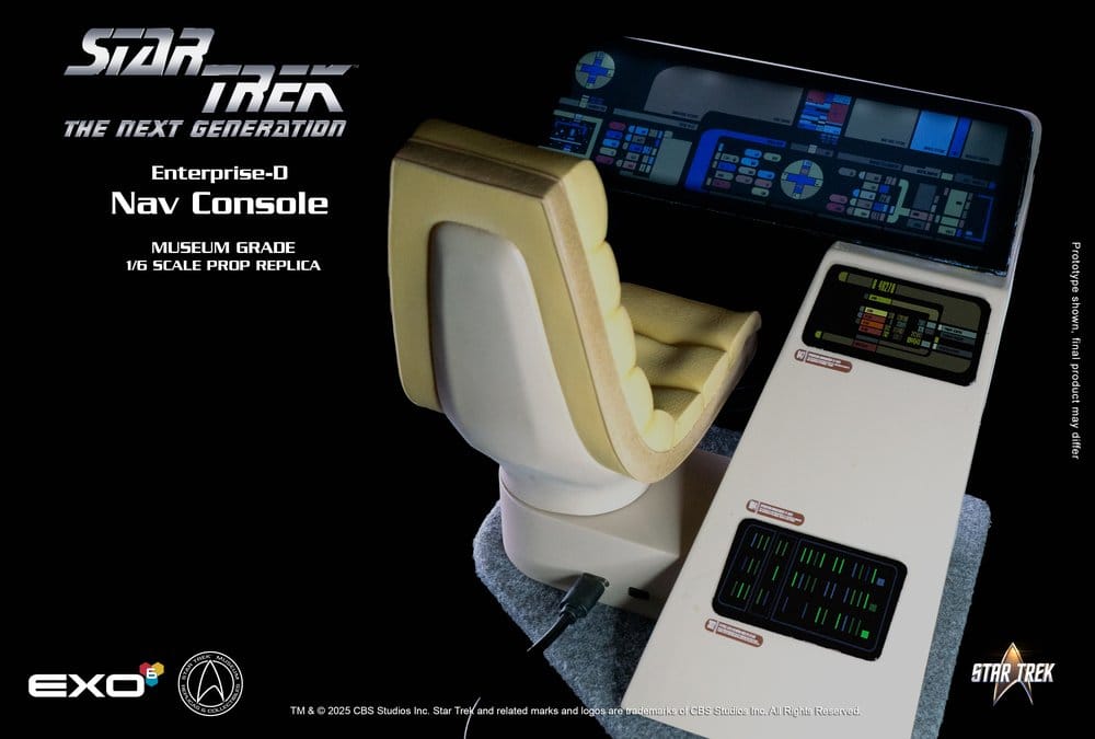 EXO-6 - Star Trek: The Next Generation Replica 1/6 Enterprise-D Bridge Consoles Set