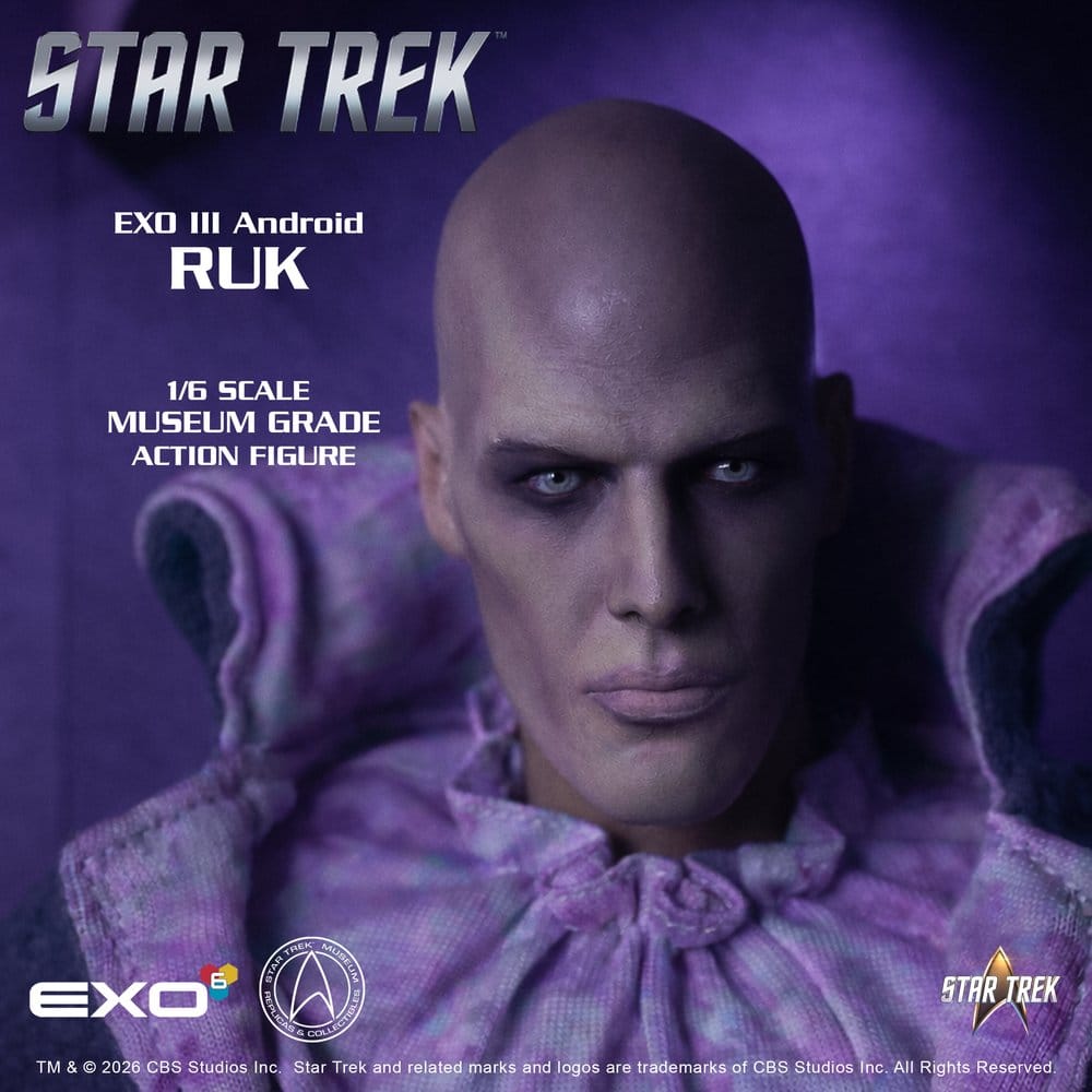 EXO-6 - Star Trek: The Original Series Action Figure 1/6 Ruk EXO III Android