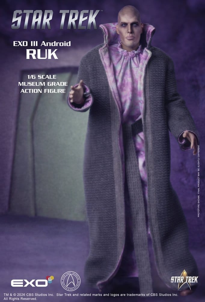 EXO-6 - Star Trek: The Original Series Action Figure 1/6 Ruk EXO III Android