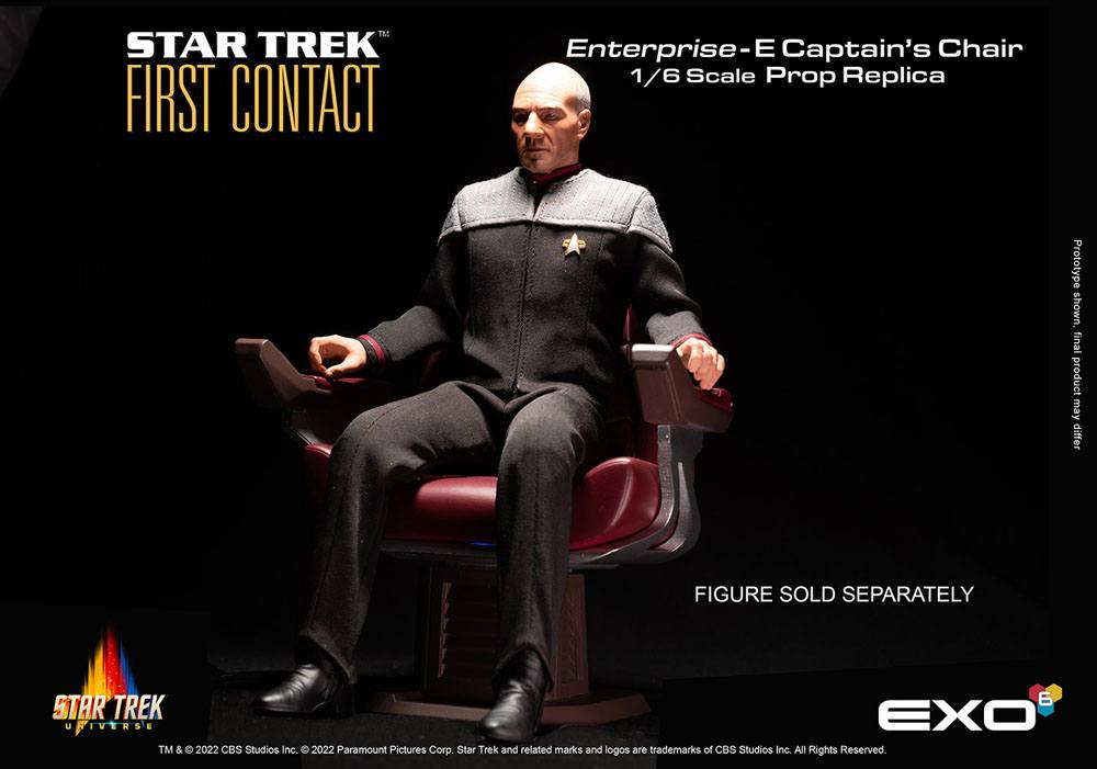 EXO-6 - Star Trek First Contact Replica 1:6 Enetrprise-E Captain's Chair EXO-01-032