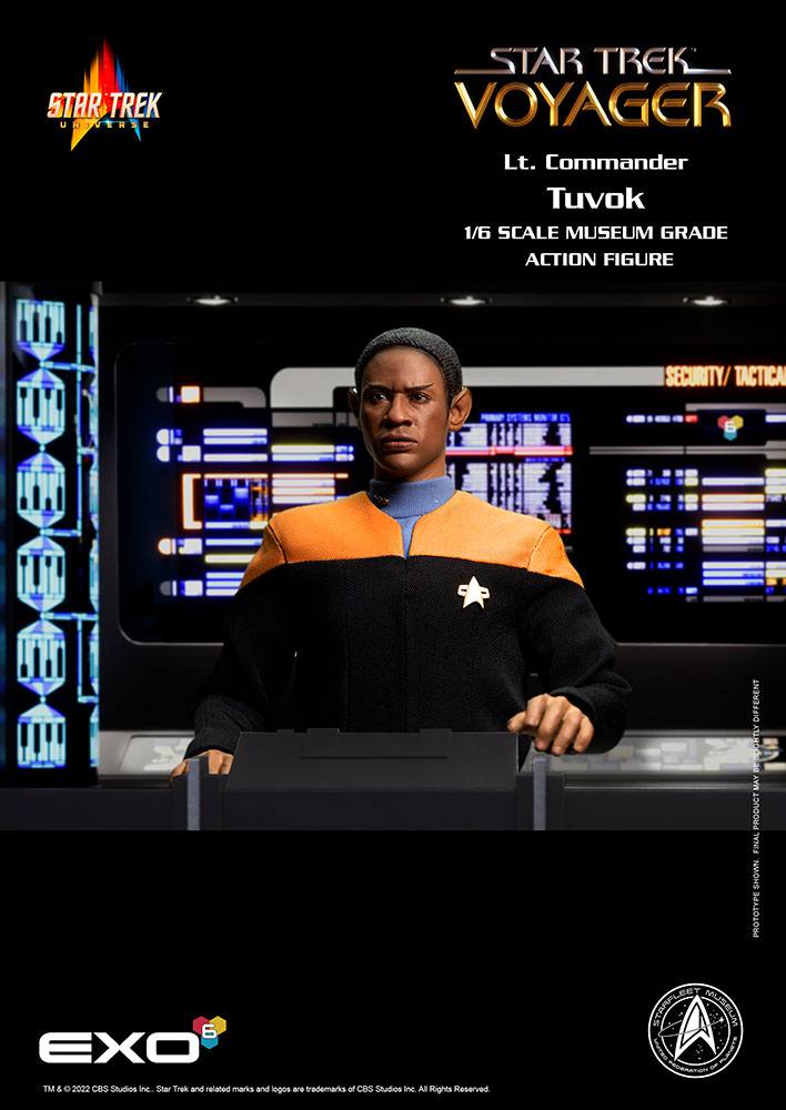 EXO-6 - Star Trek Voyager Action Figure 1:6 Lt. Commander Tuvok