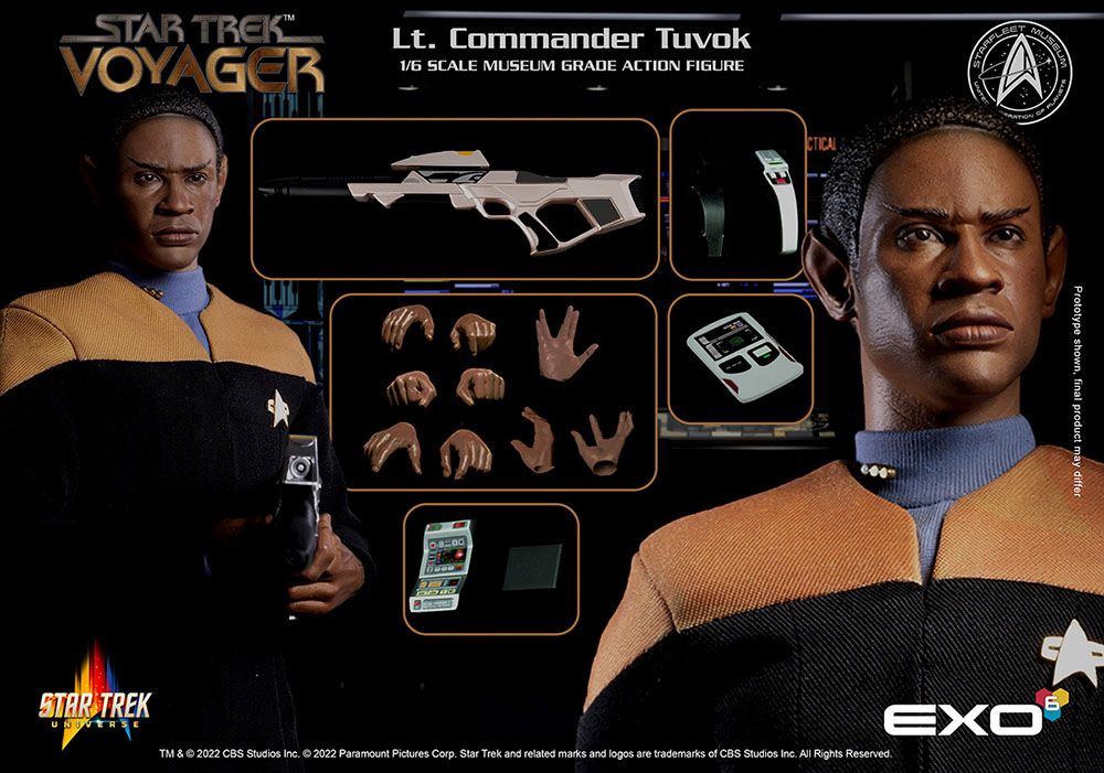 EXO-6 - Star Trek Voyager Action Figure 1:6 Lt. Commander Tuvok