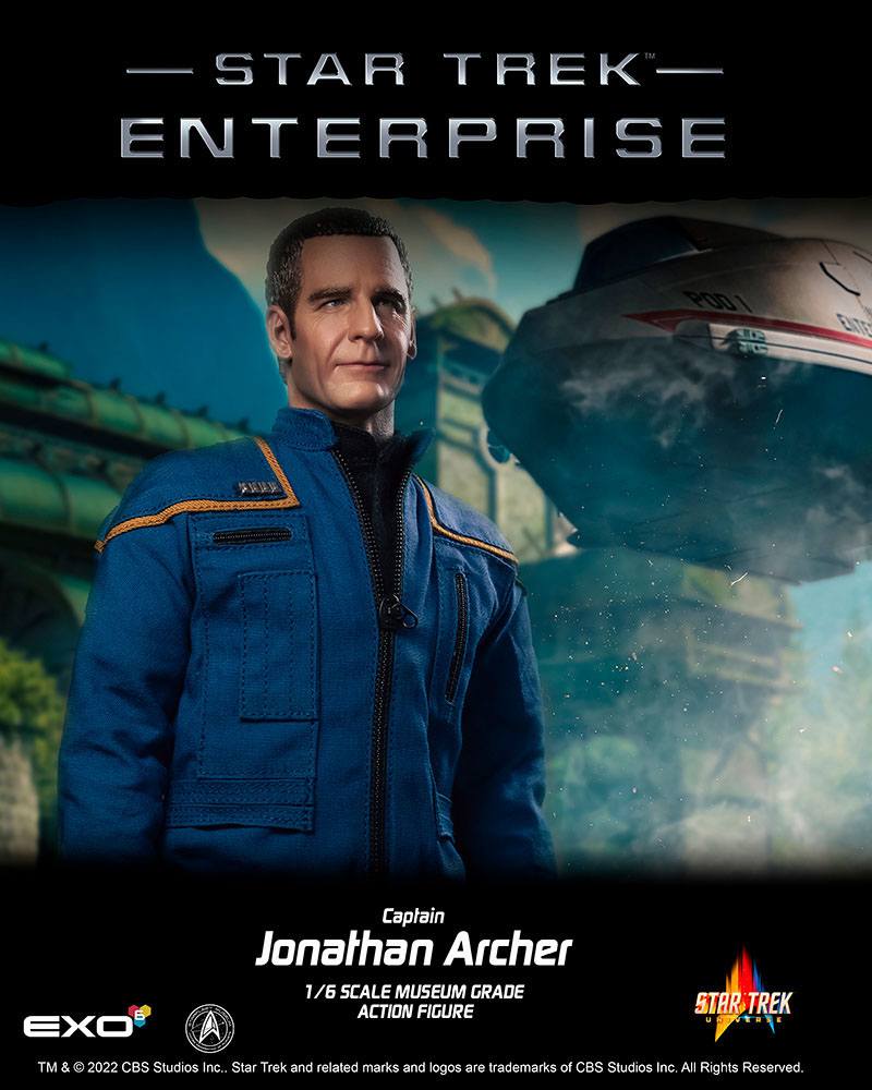 EXO-6 - Star Trek Enetrprise Action Figure 1:6 Captain Jonahtan Archer