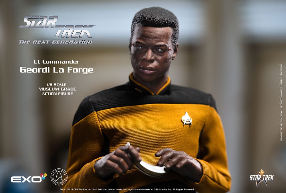 EXO 6 - Star Trek: The Next Generation Action Figure 1/6 Lt. Commander Geordi La Forge (Standard Version)