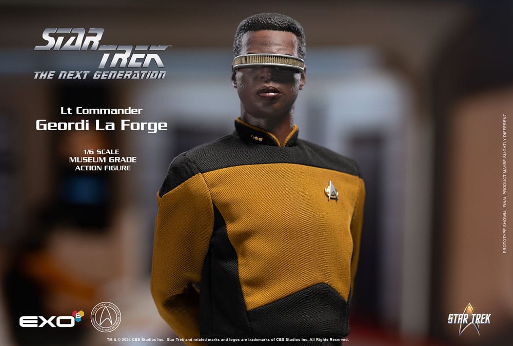 EXO 6 - Star Trek: The Next Generation Action Figure 1/6 Lt. Commander Geordi La Forge (Standard Version)