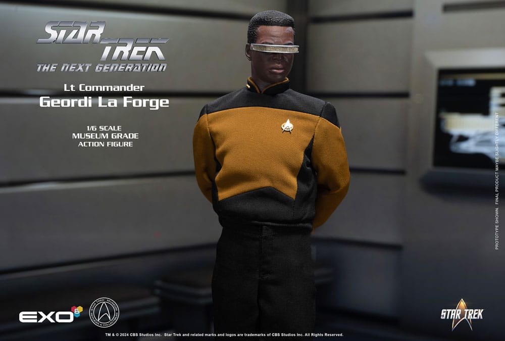 EXO 6 - Star Trek: The Next Generation Action Figure 1/6 Lt. Commander Geordi La Forge (Standard Version)