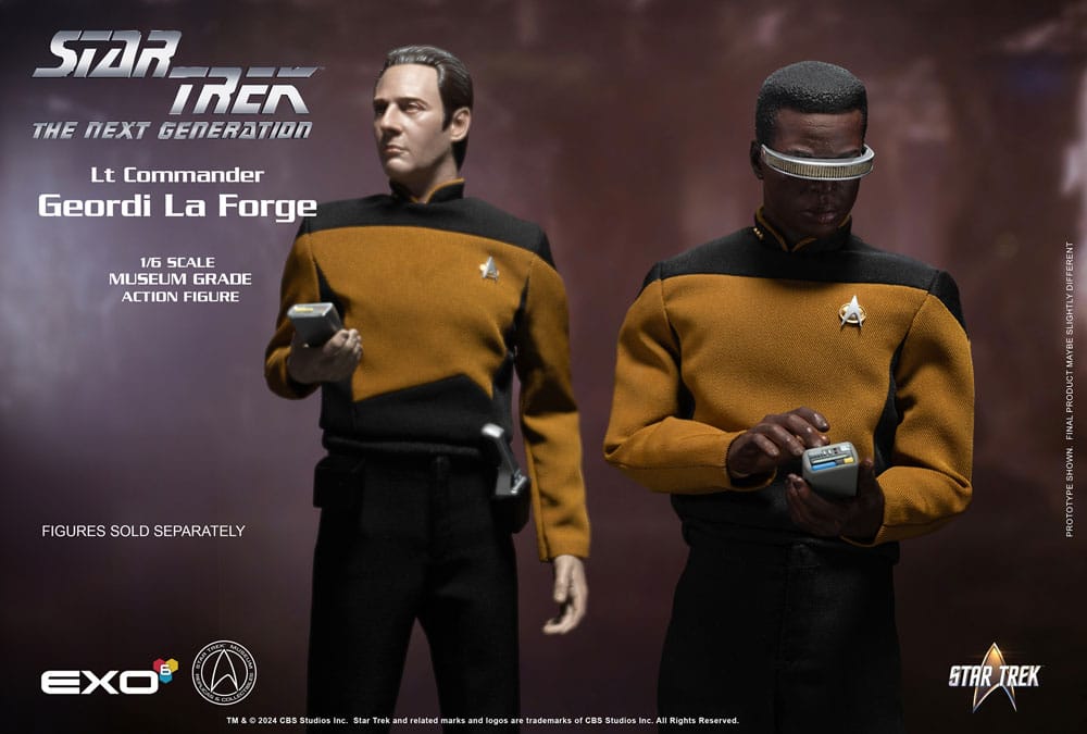 EXO 6 - Star Trek: The Next Generation Action Figure 1/6 Lt. Commander Geordi La Forge (Standard Version)