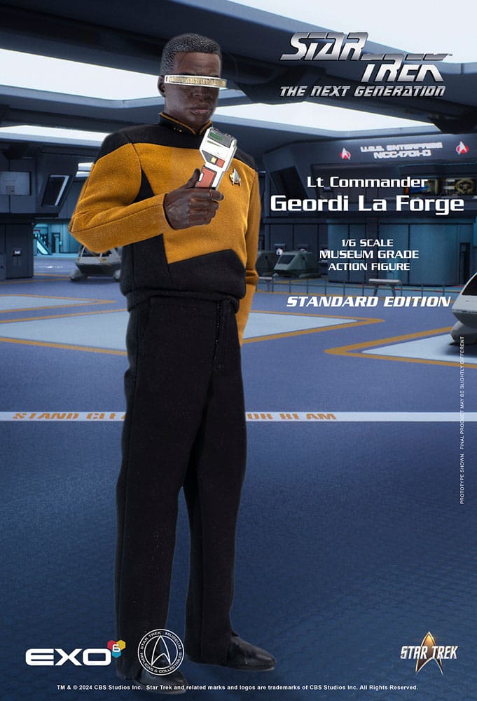 EXO 6 - Star Trek: The Next Generation Action Figure 1/6 Lt. Commander Geordi La Forge (Standard Version)