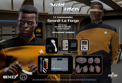 EXO 6 - Star Trek: The Next Generation Action Figure 1/6 Lt. Commander Geordi La Forge (Standard Version)