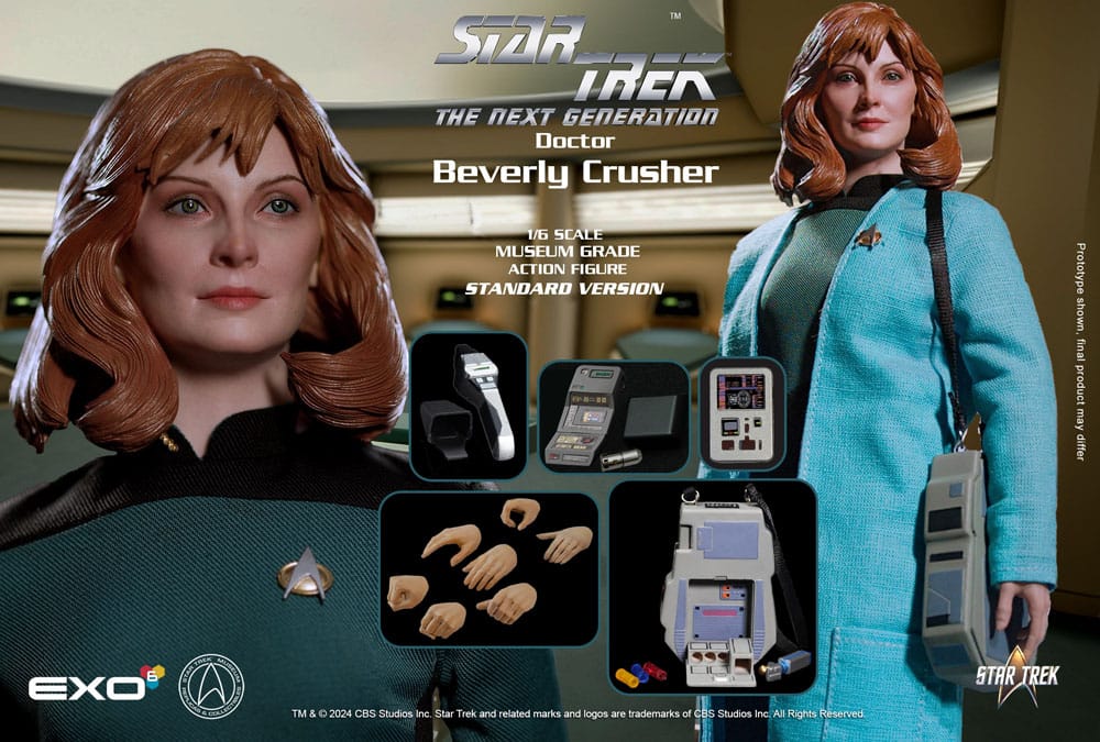 EXO 6 - Star Trek: The Next Generation Action Figure 1/6 Dr. Beverly Crusher (Standard Edition)