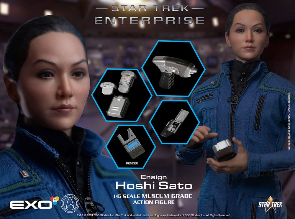 EXO-6 - Star Trek: Enterprise Action Figure 1/6 Ensign Hoshi Sato