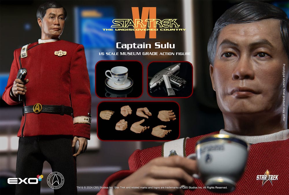 EXO 6 - Star Trek VI: The Undiscovered Country Action Figure 1/6 Captain Hikaru Sulu