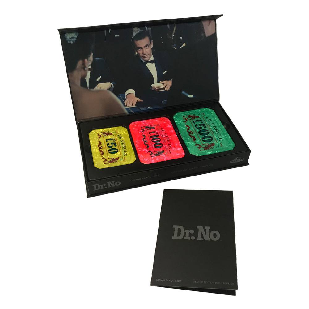 FACTORY ENTERTAINMENT - James Bond Replica 1:1 Dr. No Casino Plaques Limited Edition