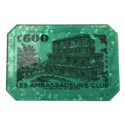 FACTORY ENTERTAINMENT - James Bond Replica 1:1 Dr. No Casino Plaques Limited Edition
