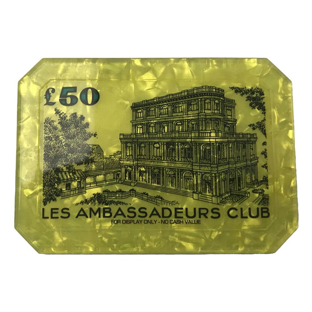 FACTORY ENTERTAINMENT - James Bond Replica 1:1 Dr. No Casino Plaques Limited Edition